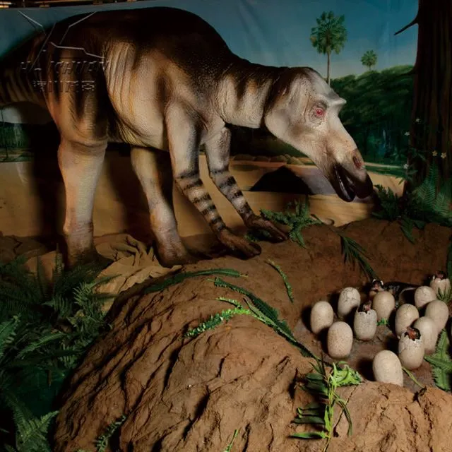 Аніматронний крейдяний анкілозавр